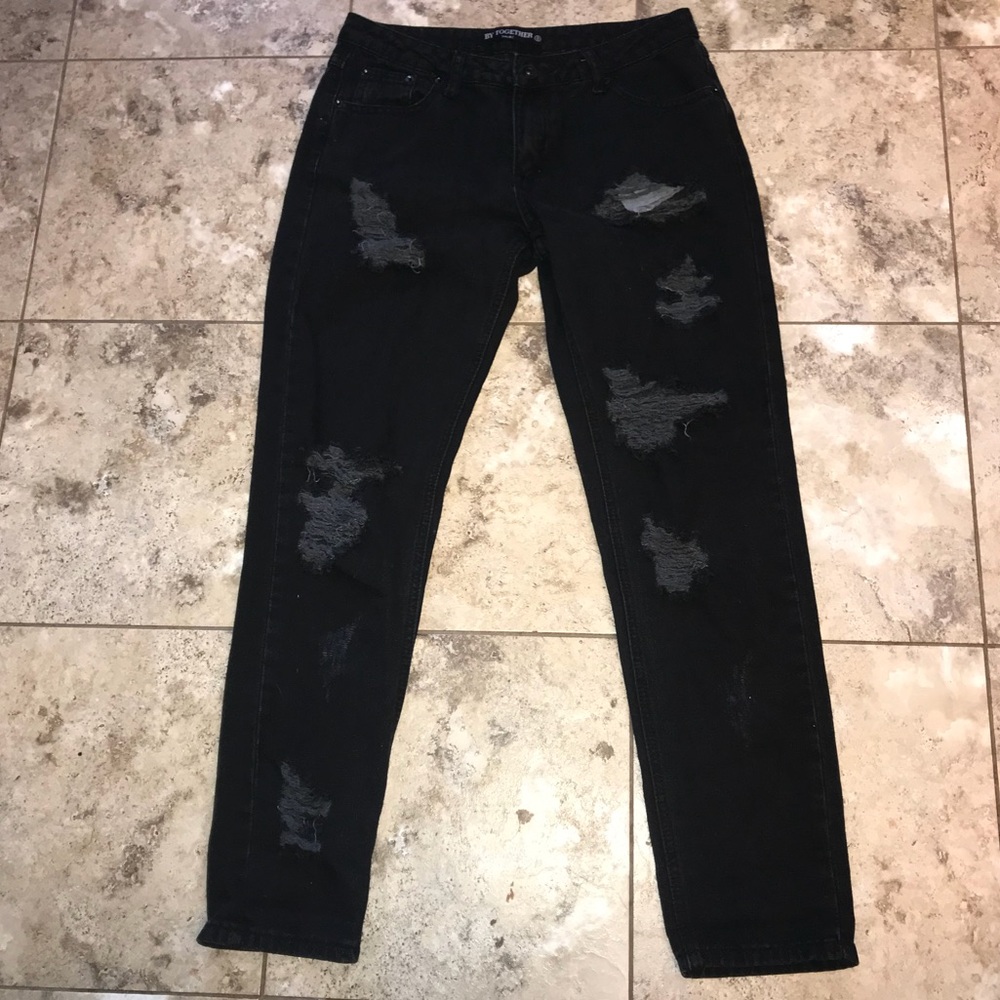 Be Together Distressed Skinny Jeans